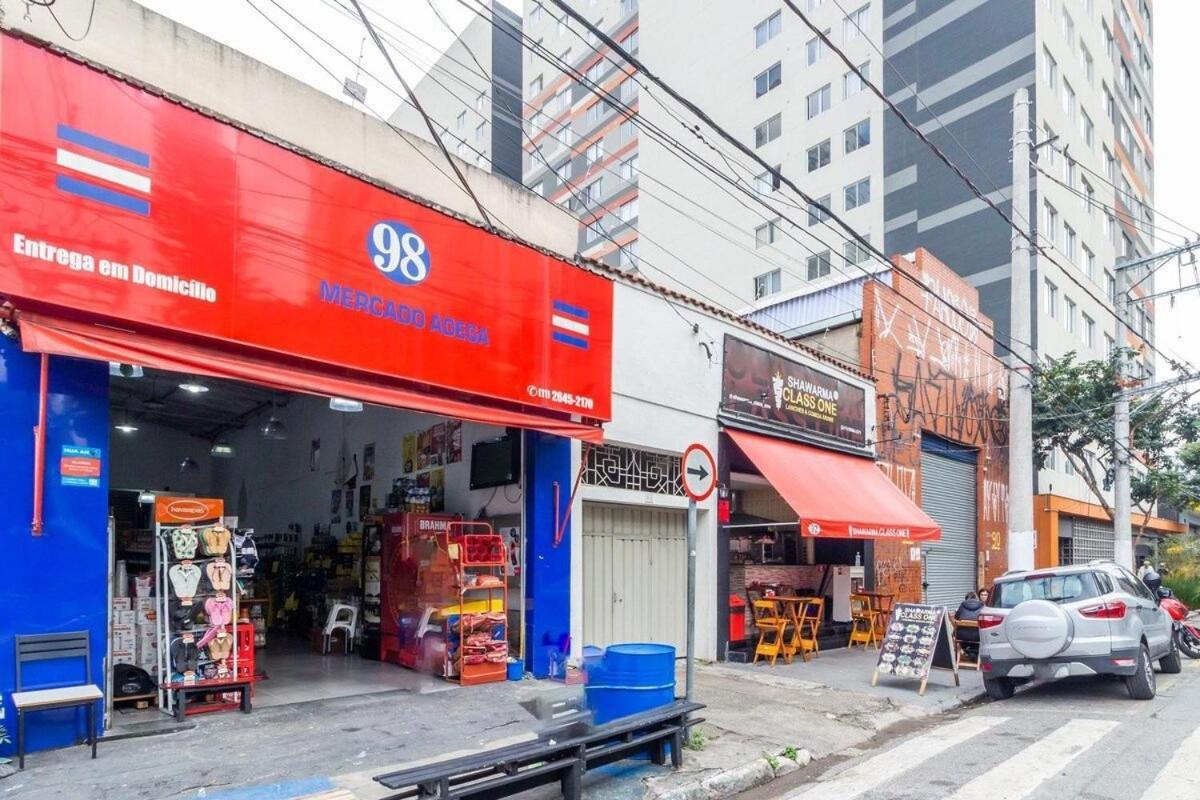Encantador Studio No Bras Com Piscina/Metro Bras 圣保罗 外观 照片